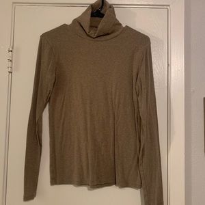 Tan turtle neck top